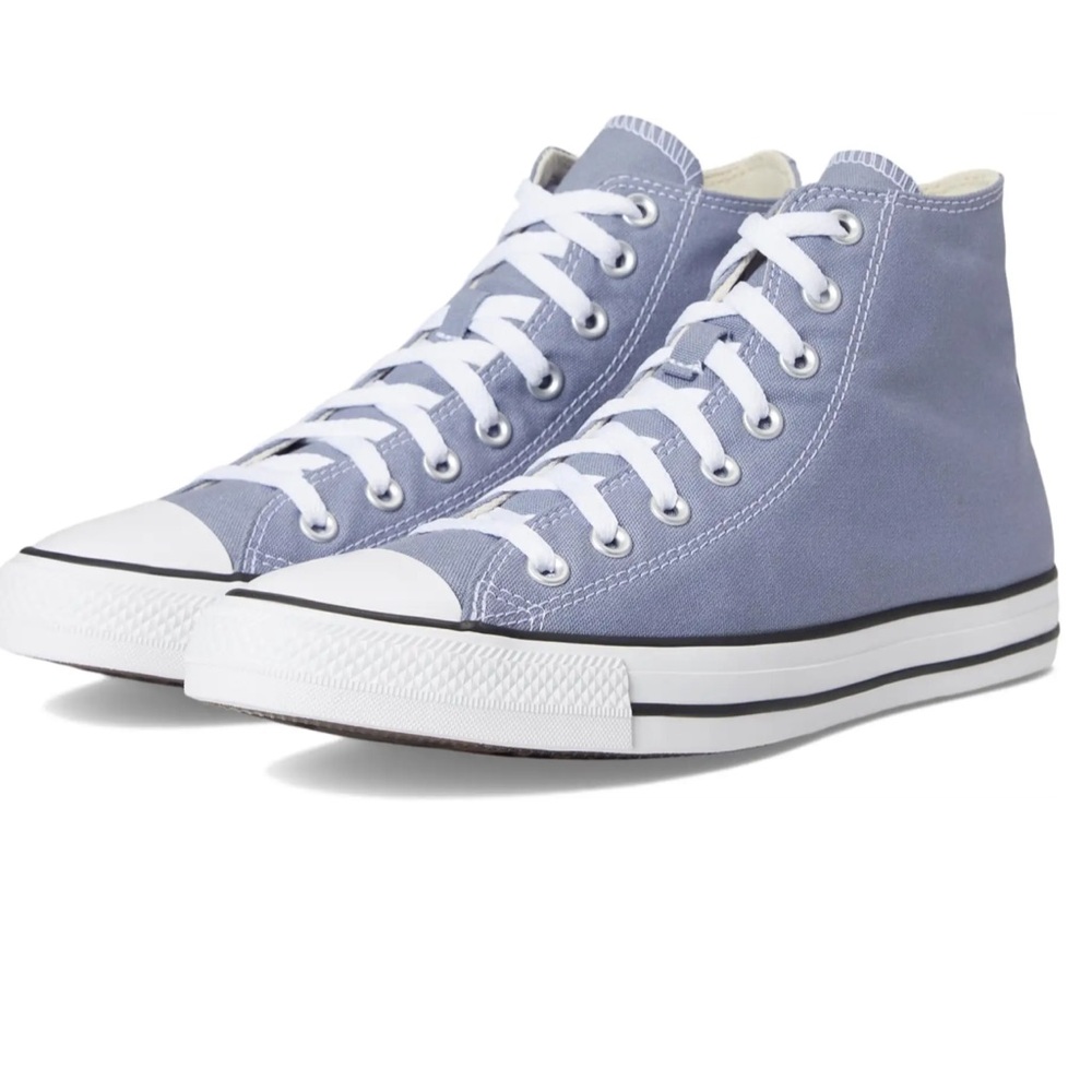 Converse Blue Canvas High-Top Sneakers